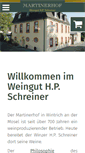 Mobile Screenshot of martinerhof-wein.de