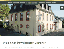 Tablet Screenshot of martinerhof-wein.de